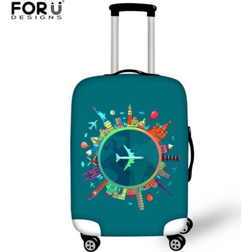 Thicker Travel Suitcase Protective Cover Luggage Case Travel Accessories Elastic Luggage Dust Cover Apply to 18''-30'' Suitcase
