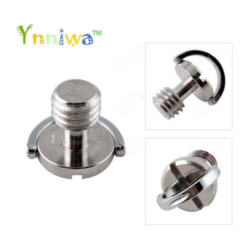 50pcs/lot 3/8" D-Ring Camera Screws for DSLR Camera Tripod Quick Release Plate
