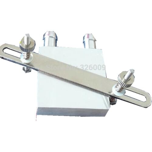 40*40*12mm Aluminium Water Cooling Waterblock Heatsink Block Liquid Cooler For CPU GPU Laser Head Industrial Control Cabinet