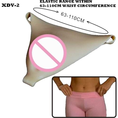 XDV-2H Mens vagina /Silicone silicone adult toys dildos lesbian Wear Silicone Si Breast fake breasts Camel toe pussy