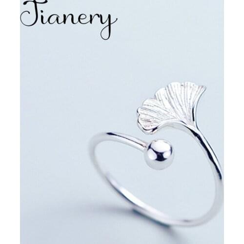 Personality Gothic Vintage Leaf Rings For Women Bridal Wedding Engagement Punk Resizable Antique Rings Rock Jewelry