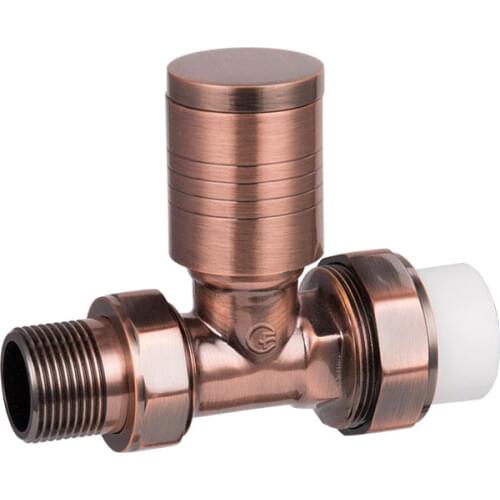 1 pc temperature control valve for The role of controlling room temperature by adjusting the opening of the spool Manual Brass