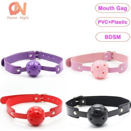BDSM Open Mouth Gag Ball Erotic Sex Toys For Women Couples Slave Bondage Gear Equipment Female Shop Intimate for adults 18 Games