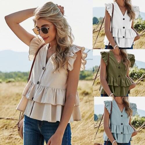 BIGOOO Women's Shirts With Embroidery