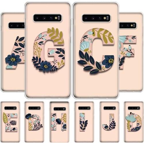 Lucky letters Numbers Phone Case For Samsung Galaxy S20 S10 S21 Ultra Note 10 20 S9 S8 S7 FE Plus Lite Cover Soft Silicone TPU