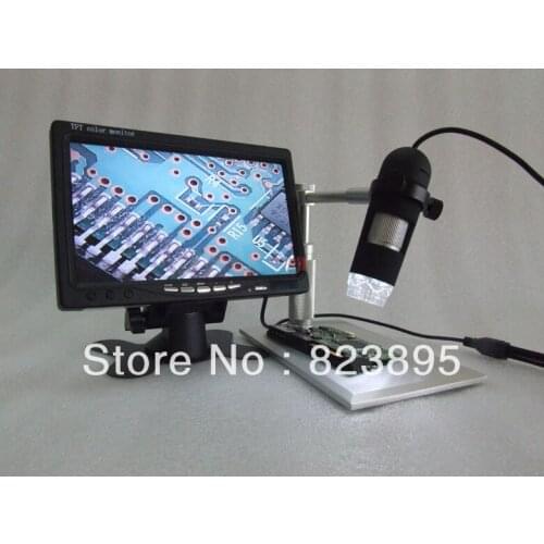 Aluminium alloy bracket AV 400X HD digtal microscope ,AV handheld endoscope camera,adapt to TV ,LCD monitor