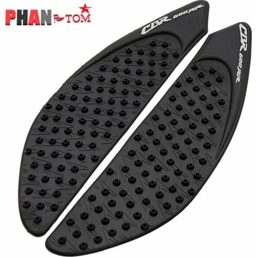 For Honda CBR600RR CBR 600 RR 2007-2012 Motorcycle Tank Pad Protector Sticker Decal Gas Knee Grip Tank Traction Pad Side