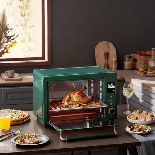 Electric Oven Home Multi-functional Fully Automatic 35 Liter Baking Cake Retro Oven Large Capacity Baking Machine