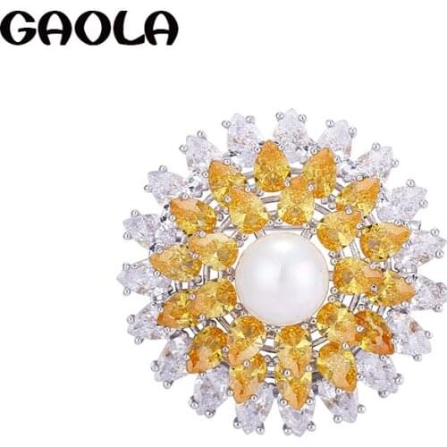 GAOLA Gold Brooches For Clothes