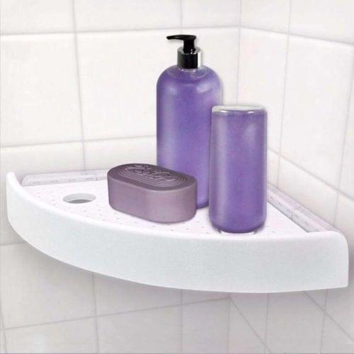 Hot Bathroom Corner Shelves Shampoo Holder Kitchen Storage Rack Mess Shower Organizer Wall Holder Space Saver Household Items