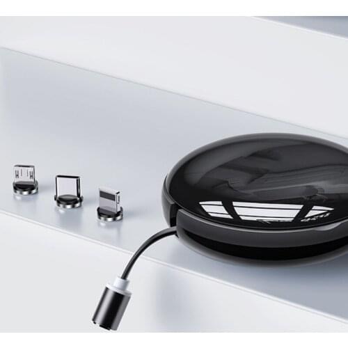 Three-in-one Magnetic Absorption Data Cable Support Fast Charging Data Transmiss 1XCB