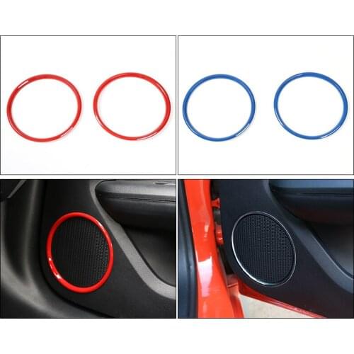 A Pillar Metal Loudspeaker Cover /Frame For Ford Mustang 2015 16 17 2018 AAA028