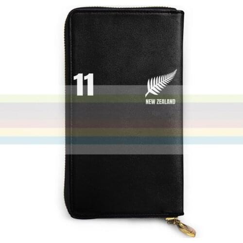 New Zealand new mens and womens smart leather wallet credit card bank card bag. Long mobile wallet
