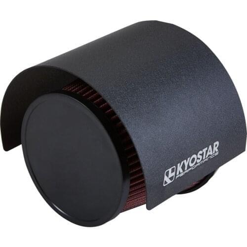 Stainless Steel Air Intake Heat Shield For 2.5''-5'' Neck Neo chrome Air Filter Cone Heat Shield For Universal