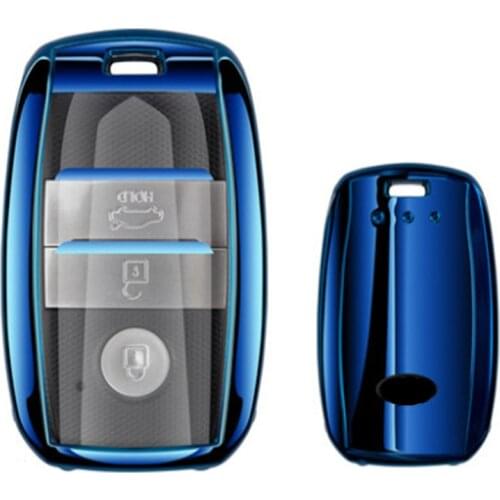 Luxury Soft TPU Full cover car key case shell For Kia KX3/ KX5/ K3S/ RIO/Ceed/Cerato/Optima/K5/Sportage/Sorento Auto Accessories