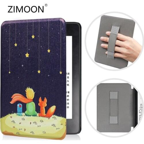 Wrist Rest Smart Case for New Amazon Kindle Paperwhite 4 Magnetic flip Cover for Paperwhite PQ94WIF 2018 Tablet Case