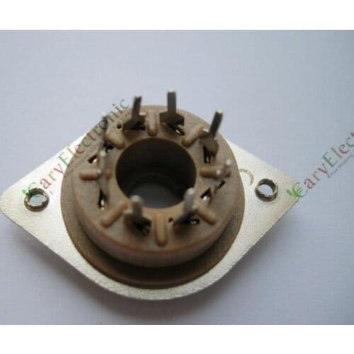 Wholesale and retail 20pcs New 8pin Belton Style vacuum tube socket PCB mount valve For EL34 6550 KT88 free shipping