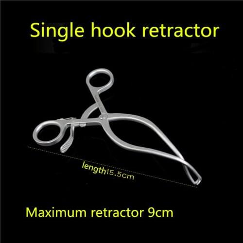 Small animal orthopedic instruments medical small wound retractor single hook patellar tissue skin distractor retractor forceps