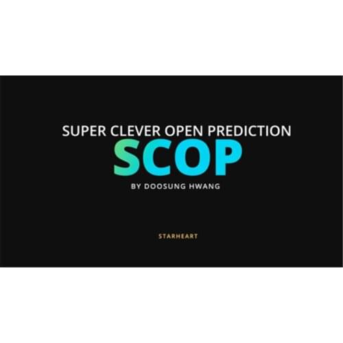 SCOP (Gimmicks) by Star Heart Card Magic Tricks Illusions Poker Magic Prediction Mentalism For Professional Magicians