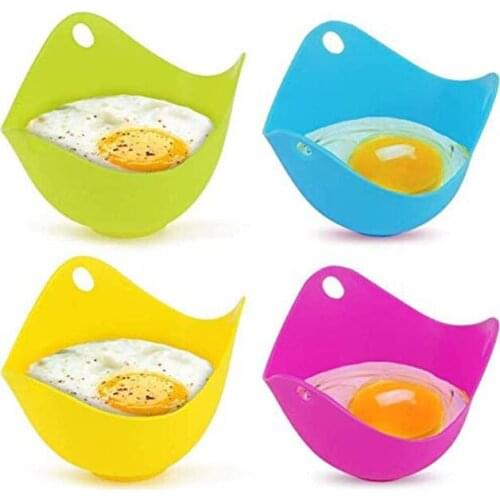 1Pc Silicone Egg Poaching Cups Grade Egg Cooker BPA-Free Egg Boiler Poachers Mold for Microwave Stovetop Egg Cooking Tool