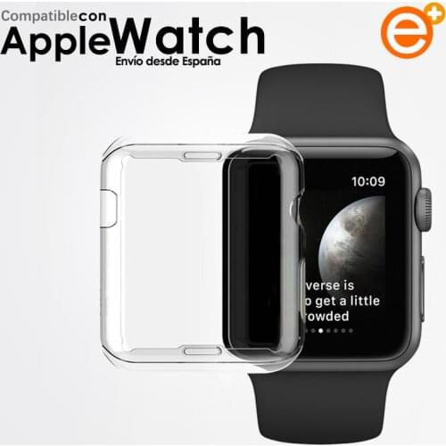 Compatible screen Protector case for Apple Watch iWatch Series 1 / 2 / 3 / 4 / 5 / 38 / 40 / 42 / 44 mm Tpu Gel case