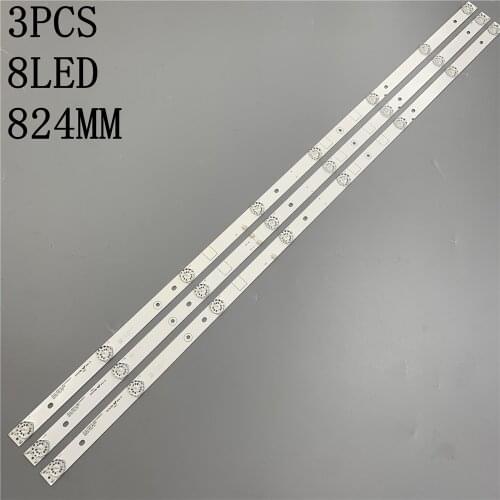 824MM LED Backlight 8Lamp For a kai 43 inch TV JS-D-JP4310-A81EC JS-D-JP4310-B81EC E43DU1000 MCPCB MS-L1149-L/R R72-43D04-006-1