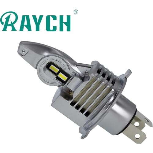 Raych Mini Size LED Car Headlight Fighter 12V LED H4 Hi/Lo CANBUS 6000K White Color