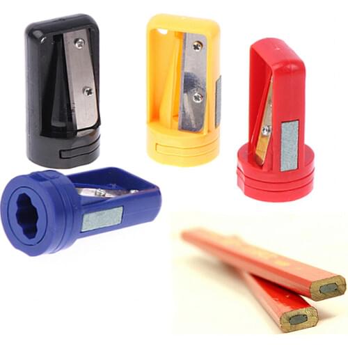 1PC Pencil Sharpener Carpenter Woodwork Cutter Shaver Narrow Sharpening Tool Random Color Sent