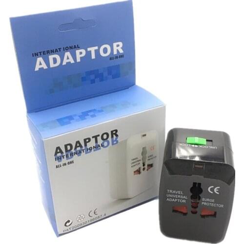 Free Shipping Universal Adapter Plug Socket Converter All in One Travel Electrical Power Adapter US UK AU EU Plug