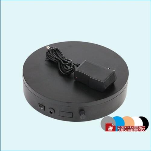 HQ LN01 18/21/26CM Speed Knob Control Electric Rotating Turntable Display Stand Base Lazy Susan for Photography Shooting
