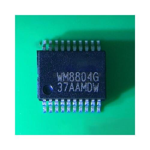 1pcs/lot WM8804GEDS/RV WM8804GEDS WM8804G WM8804 SSOP-20 In Stock