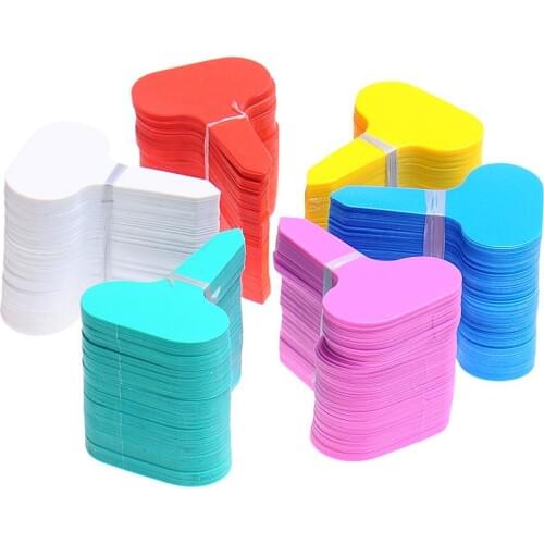 100 Pcs Gardening Ground Card Flower Marker Fruit Vegetable Seedling Tag Garden Waterproof PP Plastic Label Plant Label