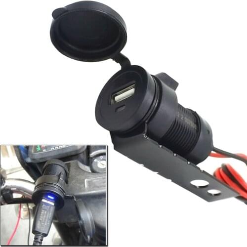 12V Waterproof Modification Motorcycle Mobile Phone USB Charger Power Adapter High Cost Performance Accesorios Cigarette Lighter