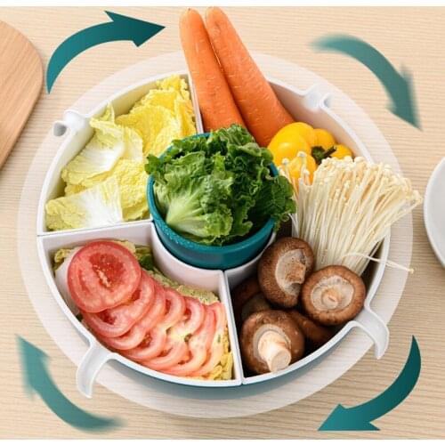 5 in 1 Layered Corbeille Fruit Basket Dryer for Wash Vegetables Kitchen Gadgets and Accessories Colander Tableware Storage Tool