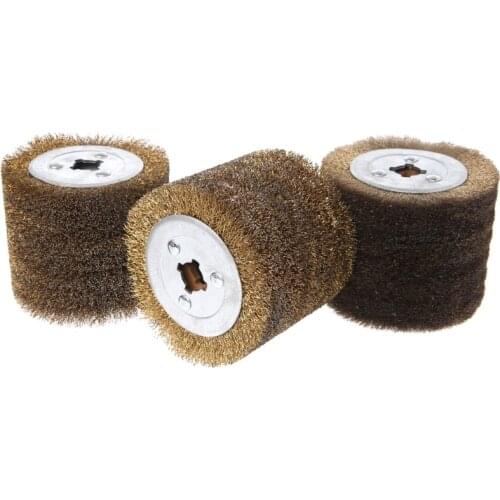 Deburring Abrasive Stainless Steel Wire Round Brush Polishing Grind Buffer Wheel Dropshipping