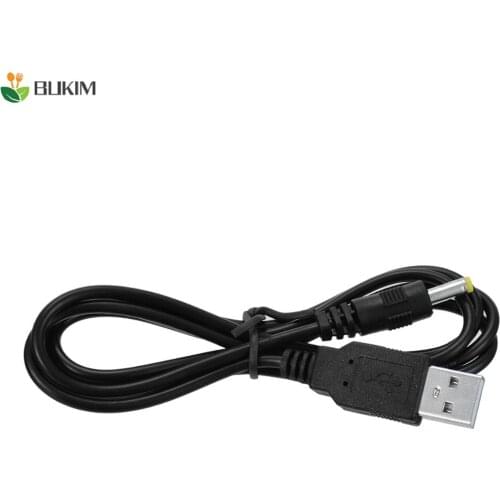 BUKIM 10 PCS USB A to DC 5V 4.0mm/1.7mm Power Adapter Cable Lead 80cm Charger replacement fit for Sony PSP1000/2000/3000