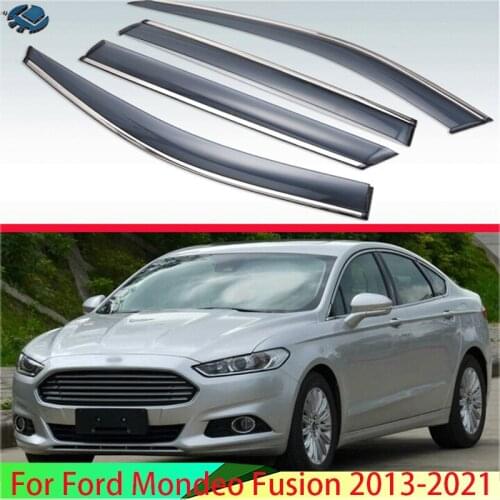 For Ford Mondeo Fusion 2013 2014 2015 2016 2017 2018 Plastic Exterior Visor Vent Shades Window Sun Rain Guard Deflector