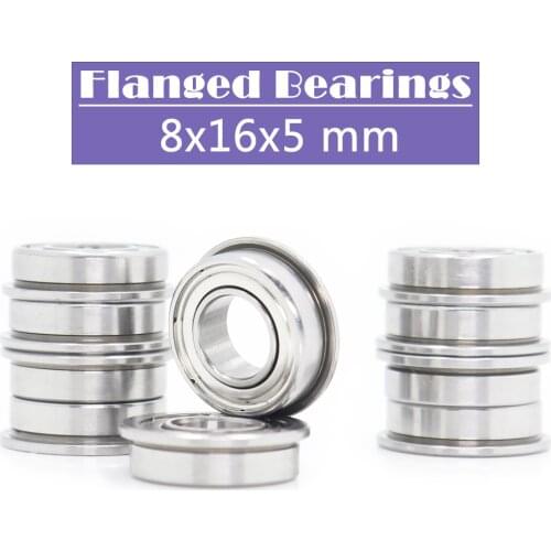 F688ZZ Bearing ABEC-5 (10PCS) 8*16*5 mm Flanged F688Z Ball Bearings F688 ZZ F618/8ZZ