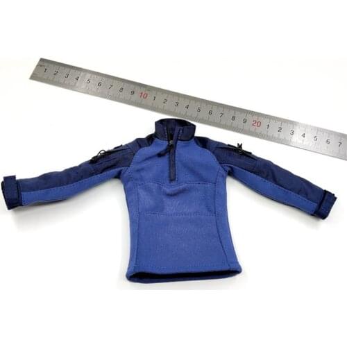 For Sale FLAGSET 73031 1/6th Doomsday War Death Squades Price Gadget Blue Casual Shirt Coat For Usual 12inch Doll Action