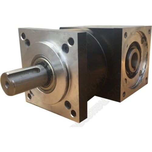 5:1 Ratio NEMA34 86MM Right Angled Planetary Speed Reducer Gearbox 90 Degree Angle Reversing Corner for 86 Stepper Motor