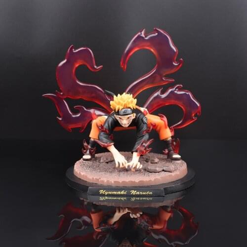 Naruto GK Nine-Tailed Fox Hermit 20CM Model Doll Kawaii Action Figure Anime Figure Anime Childrens Gifts Naruto