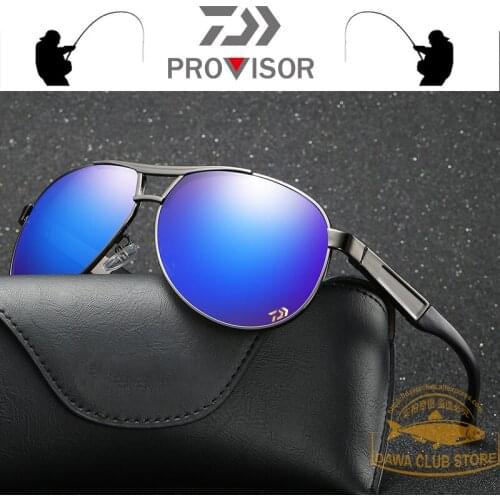 2020 Daiwa Man Fishing Glasses Outdoor Mountaineering Anti-ultraviolet Polarized Sunglasses DAWA Fishing Riding Driving Glasses