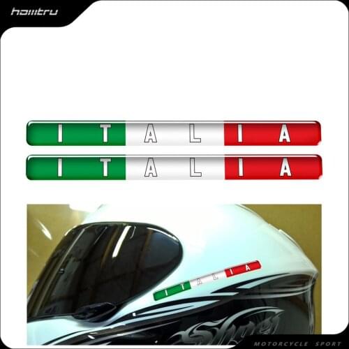 Motorcycle Tank Decals Italy Flag Italia Stickers Case for Aprilia Ducati Vespa for AGV K1 K3 K4 K5 RR4 RR7 for Ducati Vespa