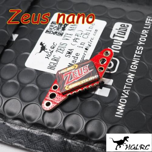 HGLRC ZEUS Nano VTX 16mm/20mm/25.5mm Hole Transmitter 2.4g 40CH 350mW Built-in Microphone 2.4g for FPV Racing Freestyle Drones