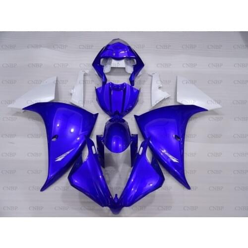 For YAMAHA YZFR1 2009 - 2011 Plastic Fairings YZF R1 2009 Plastic Fairings YZF1000 R1 10 11 Blue White Abs Fairing