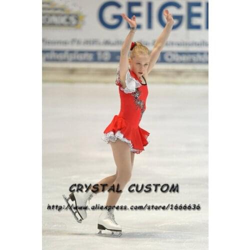 Custom Girls Figure Skating Dresses Graceful New Brand Ice Figure Skating Dresses For Competition Kids DR3749