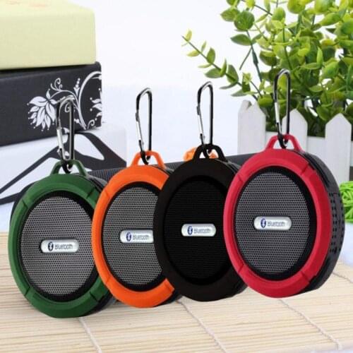Portable IPX6 Waterproof Speaker with Bass Outdoor Wireless Bluetooth 4.0 Stereo Speaker with Mic Shock Resistance