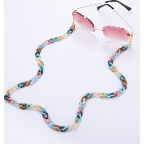 Cazador Acrylic Sunglasses Chain for Women Men Face Mask Chains Lanyard Reading Glasses Rope Holder Neck Strap Eyewear Cord New