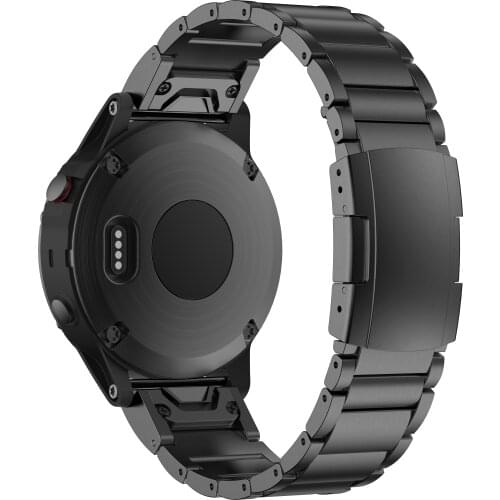 26 22mm Titanium Alloy Watchband for Garmin Fenix 6X 6 Pro Watch Quick Release Easyfit Wristband Strap For Fenix 5X 5 Plus 3 3HR