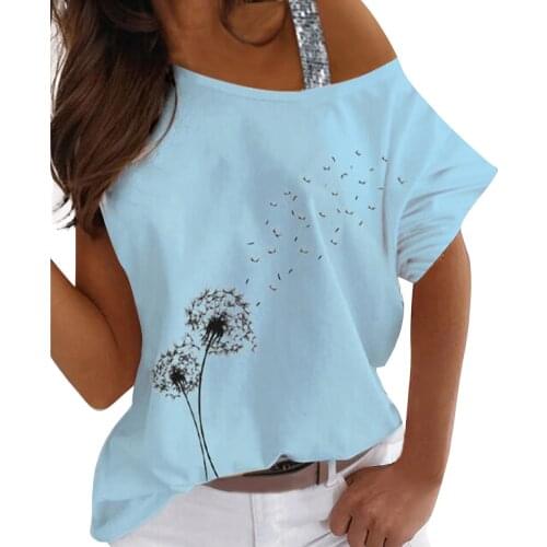 Flower Fashion Summer Tops For Ladies 2021 Summer Plus Size Blouses And Shirt Blusas Mujer De Moda 2021 Short Sleeve Tunicstops